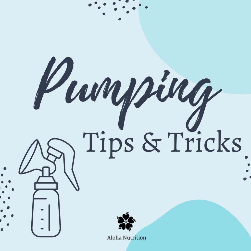 breast pumping tips and tricks