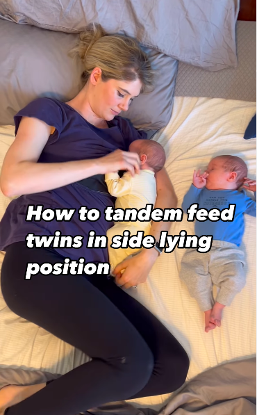 tandem feeding twins