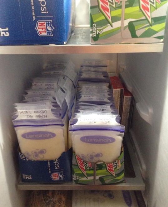 how to store your frozen breastmilk